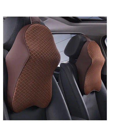 Car Neck Pillow with Memory Foam Support Cushion