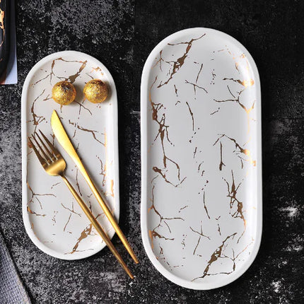 Nordic Style Fish Plate - Creative Ceramic Dish