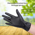 Diamond Pattern Nitrile Gloves