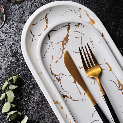 Nordic Style Fish Plate - Creative Ceramic Dish